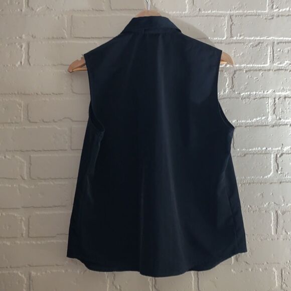 VGT Black Bentley sleeveless button-down. Size large - Picture 4 of 4
